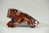Australian Pottery - Harvey School - Lizard on Log Figurine - Unknown Artist, Signed to rear - 6