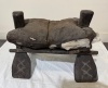 Furniture - Camel Stool - Early / Crudely Made. A/F - 4