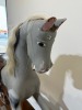 Toys - Timber Rocking Horse on silky oak railing, Named "Charlotte" - Minor Marks - 6