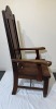 Furniture - Silky Oak Presentation Chair, Plaque for Indooroopilly Bowls Club. A/F - 5