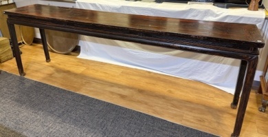Furniture - Chinese Altar Table, Chinese Elm, 19th Century, L 206 x H 88cm x D 50cm.
