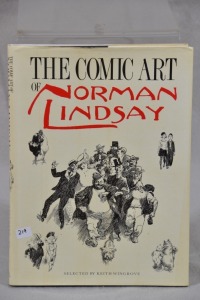 Reference Book - Norman Lindsay, "The Comic Art Of Norman Lindsay", Keith Wingrove, Hardcover, Copyright 1987.