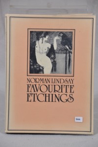 Reference Book - Norman Lindsay, "Norman Lindsay Favorite Etchings", Published by Angus & Robertson, Hardcover, Copyright 1977.