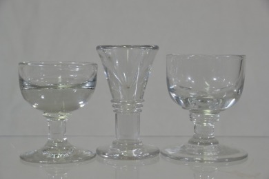 Antique Glass - 2 x Penny Licks & 1 x Half Penny Lick
