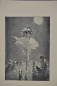 Artwork - Norman Lindsay, "The Audience", Unframed Facsimile Etching, Image Size 25 x 17.5cm, Comes with Bloomfield Certificate. Limited to 550