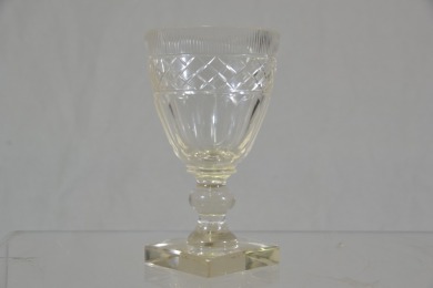 Antique Glass - Georgian Dessert glass, Hand cut lead crystal.