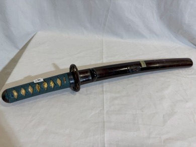 Bladed Weapons - Japanese Edo Wakizashi, Signed, Blade L 40cm Total L 60cm