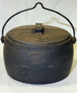 Cast Iron Camp Oven - Kenrick West Bromich 3 Gallon.