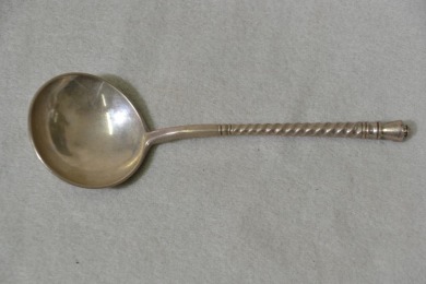 Silver - Antique Russian, Ladle / Serving Spoon x2, Hallmarked 840, W 192g