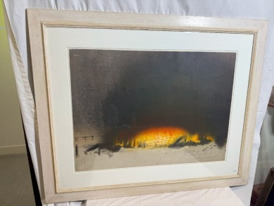 Artwork - Tim Storrier, "Fire", Original Lithograph, Edition of 87, Image Size 55 x 76cm, Signed L/R.