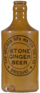 Ginger Beer - C/S - The Helidon Spa Water Co. Ltd. Brisbane