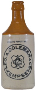 Ginger Beer - C/S - Geo. A. Coleman & Co. Kempsey