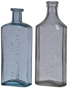Chemist x2 - L.A Wilkinson Brisbane & G. Howard Robbins Brisbane