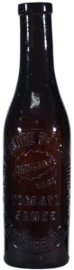 tomato sauce-the Stanmore preserving CO. oak leaf trademark dark amber
