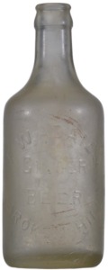 Glass Ginger Beer - F.W. Adams broken hill