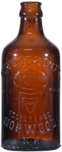 Glass Ginger Beer - W. Wooddroofe Norwood south Australia