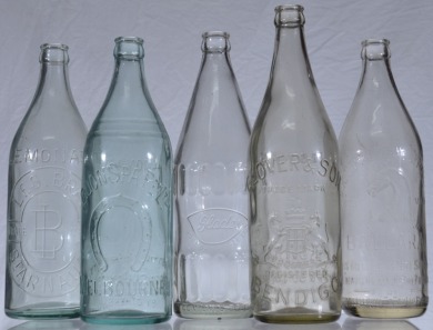 box lot- crown seal aerated waters