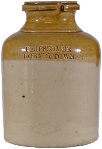 Jar - F. Lipscombe Hobart Town