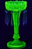 Uranium Glass -Victorian Lustre - 2