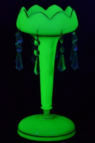Uranium Glass - Art Deco Lustre