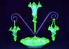 Uranium Glass - Victorian Epergne