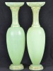Uranium Glass - French Opaline vases - 2