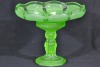 Uranium Glass - Art Deco Centrepiece - 2