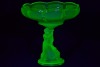 Uranium Glass - Art Deco Centrepiece