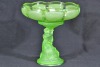 Uranium Glass - Art Deco Centrepiece - 2