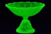 Uranium Glass - Art Deco Centrepiece