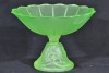 Uranium Glass - Art Deco Centrepiece - 2