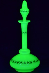 Uranium Glass - Genie Bottle