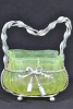 Uranium Glass - Edwardian basket - 2