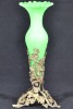 Uranium Glass - Victorian Bud vase - 2