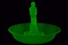 Uranium Glass - Float bowl Stump lady - 3