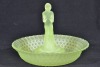 Uranium Glass - Float bowl Stump lady - 4