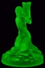 Uranium Glass - Lamp base