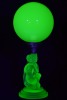 Uranium Glass - Art Deco Lamp