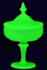 Uranium Glass - Art Deco Bon Bon dish