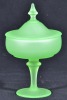 Uranium Glass - Art Deco Bon Bon dish - 2