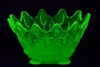 Uranium Glass - Depression Glass bowl