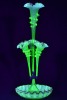Uranium Glass - Victorian Epergene