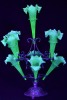Uranium Glass - Victorian Epergene - 2