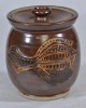 Australian Pottery - E. Deemera Yarrabah pottery canister - 2