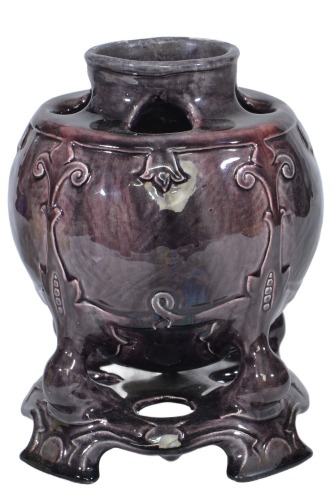 Australian pottery - Harvey School Plinthed Vase
