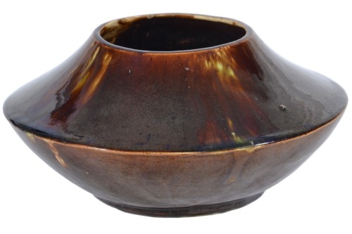 Australin Pottery - Sydney Art School flying saucer vase