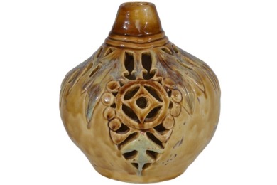 Australian Pottery - Harvey School Pierced lamp base