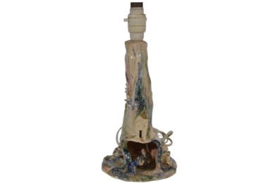 Australian Pottery - S. Chambers Whimsical lamp