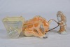 Retro Pottery - Donkey cart with Mexican man - 2