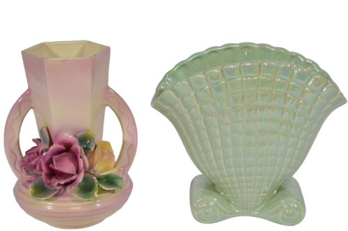Australian Pottery - Lustre Vases